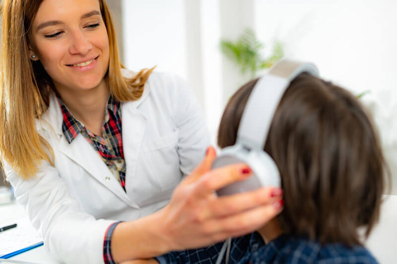 hearing test for children audiologist
